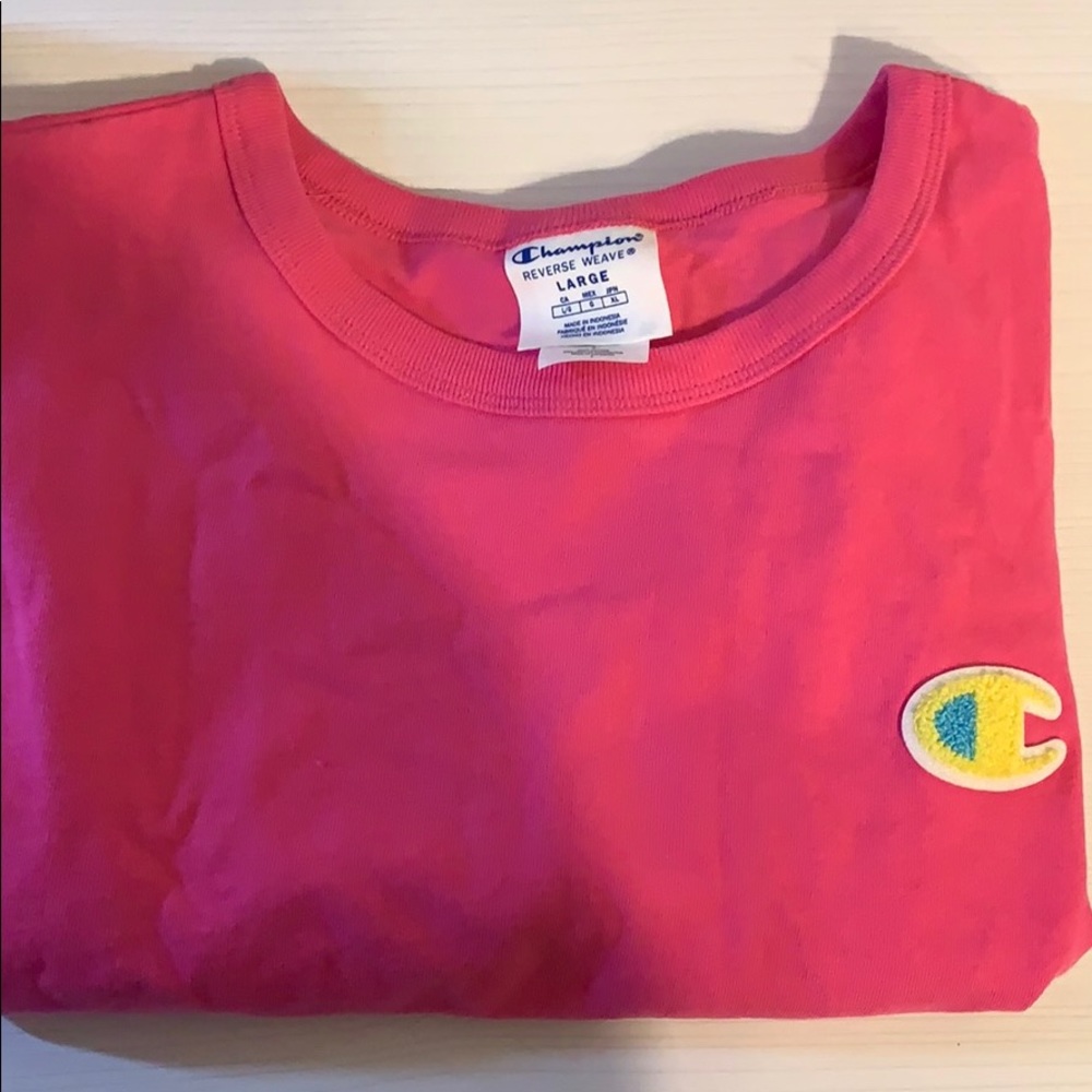 Champion Cropped Pink TShirt